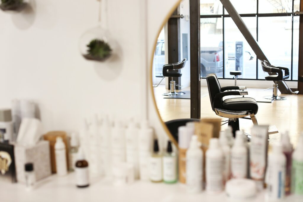 estúdio de cabelo