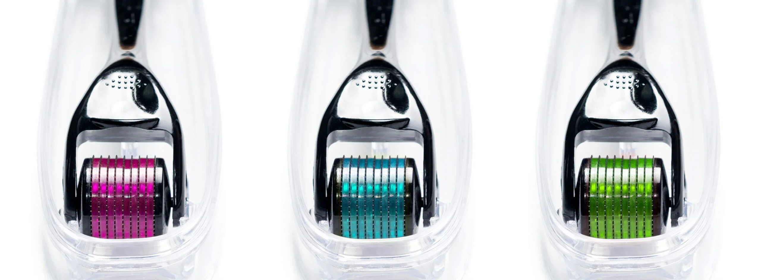 derma rollers in different colors