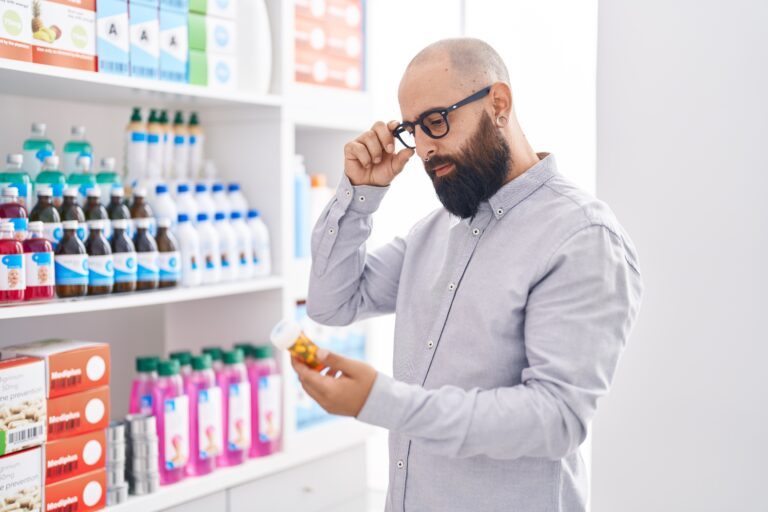 Is Finasteride Available Over The Counter Without Prescription? 3 Young man looking at medicine