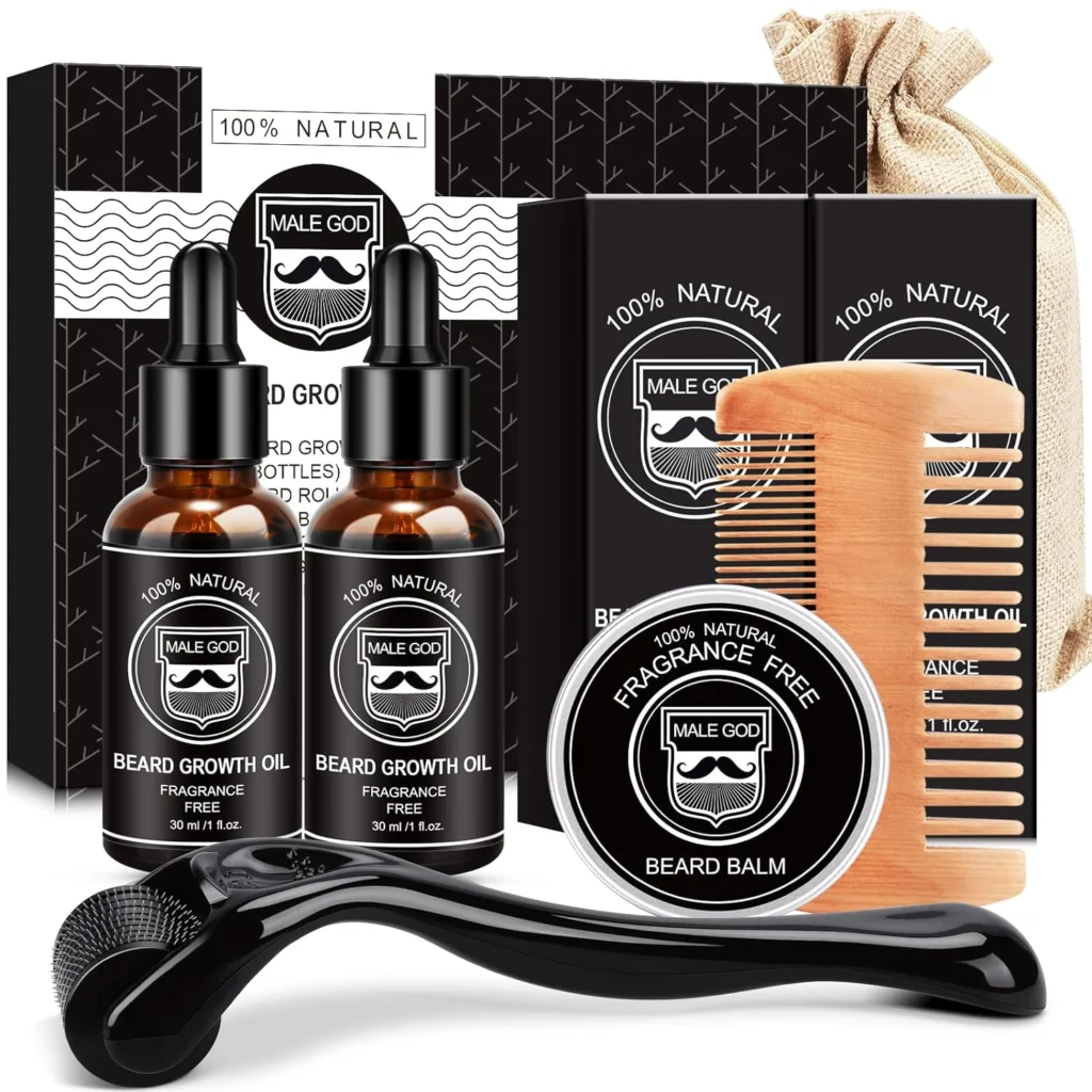 9 Melhores rolos Derma para crescimento do cabelo (2024) 11 kit derma roller male god