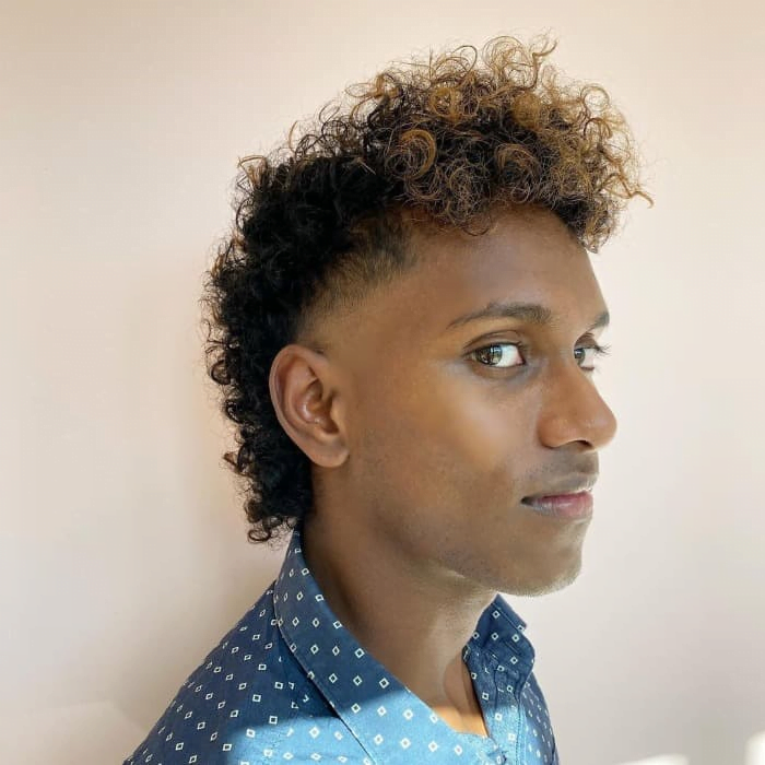 afro mullet combo