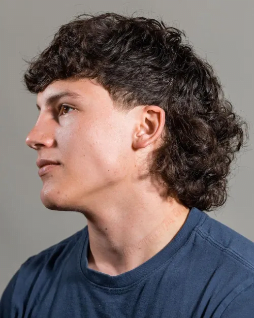 corte de pelo con permanente clásica