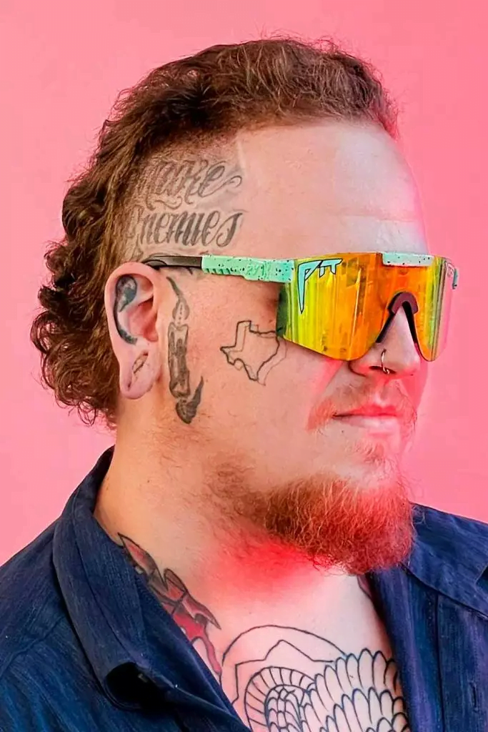 salmonete con permanente y barba 2
